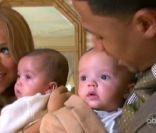  Mariah Carey et Nick Cannon dans l'émission  20/20  de Barbara Walters sur ABC, le 21 octbore 2011. Ils présentent leurs jumeaux ! 