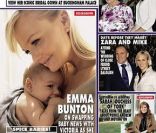  Emma Bunton pose avec son fils Tate en couverture du magazine anglais Hello. 
