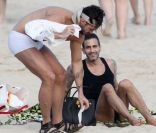 Marc Jacobs et Lorenzo Martone à Saint Barthélémy, le 28 décembre 2011.