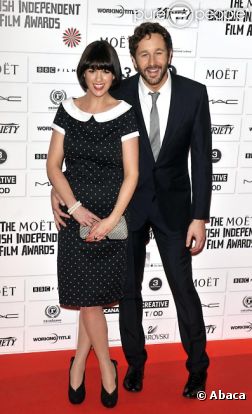 Chris O'Dowd et Dawn Porter en décembre 2011