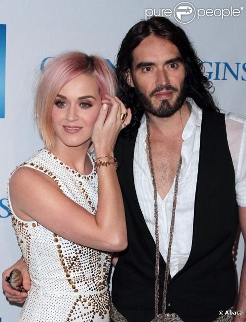 Katy Perry et Russell Brand en décembre 2011 à Los Angeles