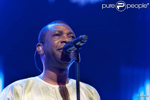 Youssou N'Dour en concert au festival de Montreux, le 8 juillet 2011.