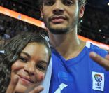 Yelena Noah et son frère Joakim 