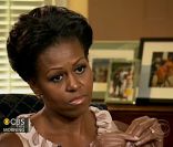 Michelle Obama se défend de toute ingérence dans les affaires de son mari, sur CBS, le 11 janvier 2011.