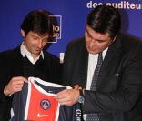 Leonardo et David Douillet lors de la cérémonie du Sportif de l'année 2011 de Radio France le 10 janvier 2012 à Paris
