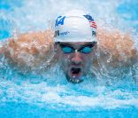 Michael Phelps en octobre 2011. 