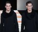 Le label Emporio Armani a présenté sa collection automne 2012 lors du deuxième jour de la Fashion Week de Milan.