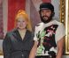 Vivienne Westwood et son mari Andreas Kronthaler à Milan, le 15 janvier 2012.