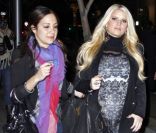 Jessica Simpson, surprise sur North Canon Drive à Los Angeles, le 18 janvier 2012.