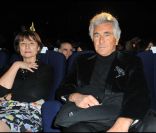  Catherine Millet et Jean-Paul Enthoven lors de la remise du prix Saint-Germain à Paris le 18 janvier 2012 
 &nbsp; 