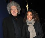 Elie Chouraqui et sa femme Isabel Sulpicy lors de la remise du prix Saint-Germain à Paris le 18 janvier 2012 
 &nbsp; 