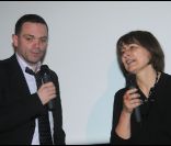  Yann Moix et Catherine Millet lors de la remise du prix Saint-Germain à Paris le 18 janvier 2012 
 &nbsp; 