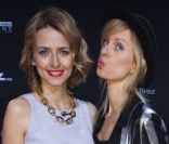Les mannequins Eva Padberg et Karolina Kurkova au défilé Kilian Kerner à Berlin, le 20 janvier 2012.