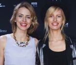 Eva Padberg et Karolina Kurkova au défilé Kilian Kerner à Berlin, le 20 janvier 2012.