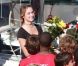 Laura Dekker, plus jeune navigatrice a avoir fait le tour du monde à la voile en solitaire, à 16 ans et quelques jours, accoste à Saint-Martin le 21 janvier 2012