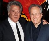 Dustin Hoffman et Michael Mann à l'avant-première de la série Luck, à Los Angeles le 25 janvier 2012.
