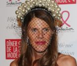 La célèbre rédactrice mode Anna Dello Russo à Paris, le 26 janvier 2012.