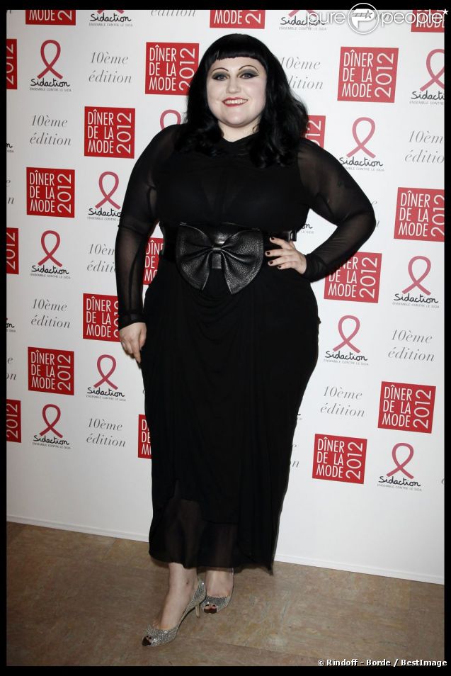 La chanteuse Beth Ditto à Paris, le 26 janvier 2012.