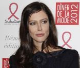 Anna Mouglalis au dixième Dîner De La Mode contre le Sida à Paris, le 26 janvier 2012.