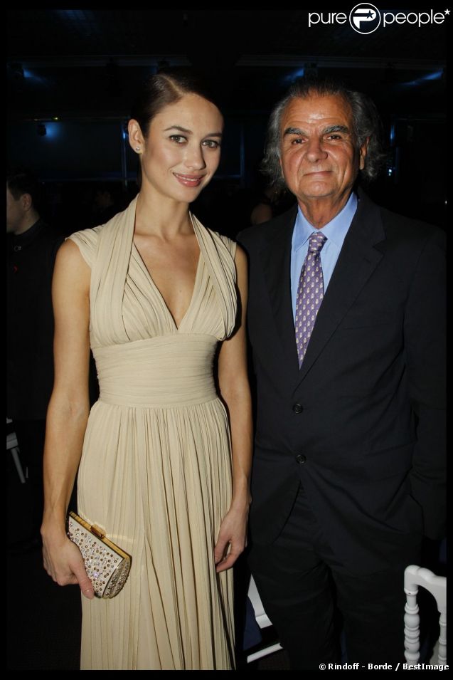 Olga Kurylenko et Patrick Demarchelier à Paris, le 26 janvier 2012.