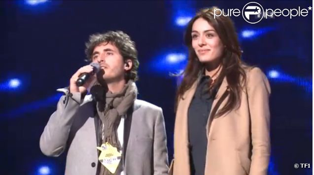 Mickaël Miro et Sofia Essaïdi lors des répétitions pour les NRJ Music Awards, le 28 janvier sur TF1