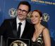 Michel Hazanavicius et sa compagne Bérénice Bejo lors des Directors Guild Awards, le 28 janvier 2012 à Los Angeles