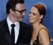 Michel Hazanavicius et Bérénice Bejo heureux lors des Directors Guild Awards, le 28 janvier 2012 à Los Angeles