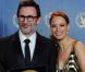 Michel Hazanavicius et Bérénice Bejo lors des Directors Guild Awards, le 28 janvier 2012 à Los Angeles
