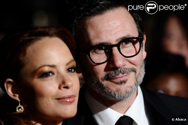Michel Hazanavicius et sa compagne Bérénice Bejo lors des Directors Guild Awards, le 28 janvier 2012 à Los Angeles