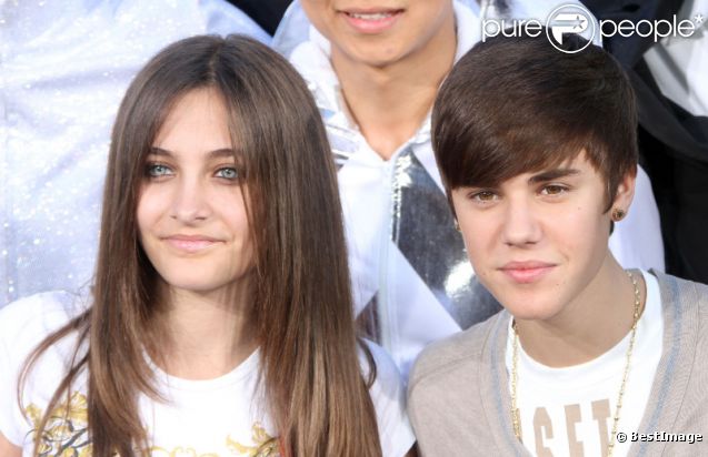 Paris Jackson et Justin Bieber, en janvier 2012 à Los Angeles.