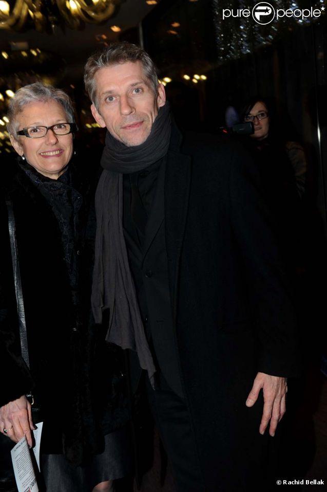 Jacques Gamblin aux Globes de Cristal, au Lido, le 6 février 2012.