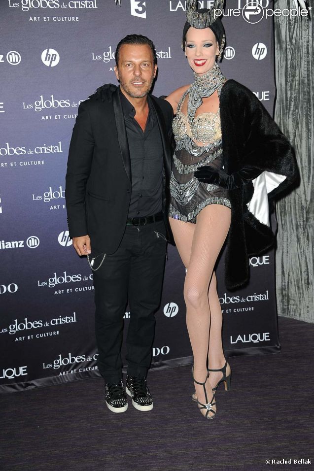 Jean-Roch, aux Globes de Cristal, au Lido, le 6 février 2012.