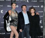 Isabelle Gélinas et Guillaume de Tonquédec aux Globes de Cristal, au Lido, le 6 février 2012.