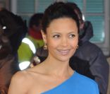 Thandie Newton rayonne lors de l'avant-première du film Indian Palace à Londres, le 7 février 2012.