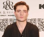 Ed Westwick au premier défilé de la marque Rock & Republic pour Kohl's, à New York, le 10 février 2012.