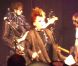Régine sur la scène de La Flèche d'Or avec Les Producteurs de Porcs à l'occasion des PIAS Nites, à Paris, le 15 février 2012.