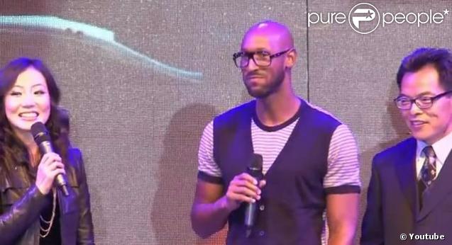 Nicolas Anelka lors de sa présentation aux fans du Shenhua de Shanghai le 16 février 2012