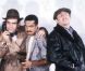 Seymour Brussel, Didier Bourdon, Pascal Légitimus et Bernard Campan dans Le téléphone sonne toujours deux fois.