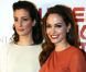Angelina Jolie, radieuse dans une robe J. Mendel et entourée de Zana Marjanovic lors de la première de son film Au pays du sang et du miel à Zagreb le 17 février 2012