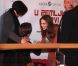 Angelina Jolie, radieuse dans une robe J. Mendel lors de la première de son film Au pays du sang et du miel à Zagreb le 17 février 2012
