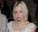 Peaches Geldof, lumineuse avec son petit ventre rond au premier rang du défilé Temperley London. Londres, le 18 février 2012.