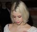 Peaches Geldof, lumineuse avec son petit ventre rond au premier rang du défilé Temperley London. Londres, le 18 février 2012.