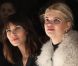 Alexa Chung et Pixie Geldof au premier rang du défilé House Of Holland à Londres, le 18 février 2012.