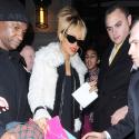 Rihanna, sublime blonde hollywoodienne, fête ses 24 ans dans un bain de foule