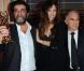 Alain Attal, Maiwenn et Alain Terzian au Dîner des producteurs, à Paris le 20 février 2012.