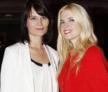 Cécile Cassel et Marina Hands au Dîner des producteurs, à Paris le 20 février 2012.