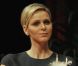 Le prince Albert II de Monaco et sa femme la princesse Charlene ont assisté à la cérémonie de la Croix-Rouge, à Monaco, le 21 février 2012
