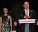 Le prince Albert II de Monaco et sa femme la princesse Charlene ont assisté à la cérémonie de la Croix-Rouge, à Monaco, le 21 février 2012