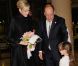 Le prince Albert II de Monaco et sa femme la princesse Charlene ont assisté à la cérémonie de la Croix-Rouge, à Monaco, le 21 février 2012