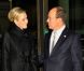 Le prince Albert II de Monaco et sa femme la princesse Charlene ont assisté à la cérémonie de la Croix-Rouge, à Monaco, le 21 février 2012